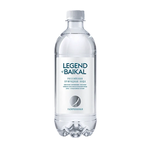 Вода питьевая «Legend of Baikal» газированная, 0,5 л, пластик