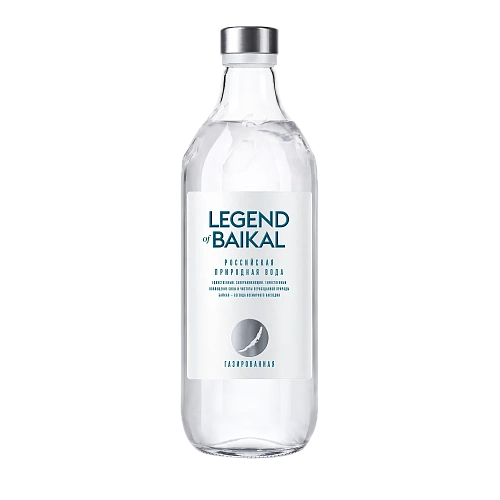 Вода питьевая «Legend of Baikal» газированная, 0,5 л, стекло