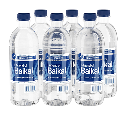 Вода питьевая «Legend of Baikal» негазированная, 1 л, пластик (упаковка 6 шт)