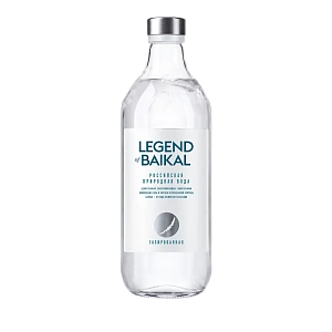 Вода питьевая «Legend of Baikal», газированная, 0,75 л, стекло